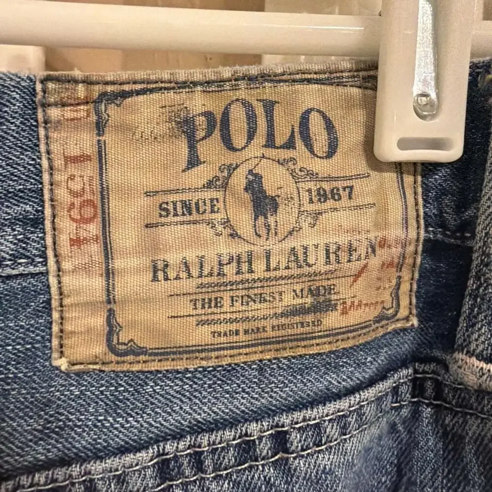 Polo Ralph Lauren Men's Blue Denim Jeans, Size 36x30